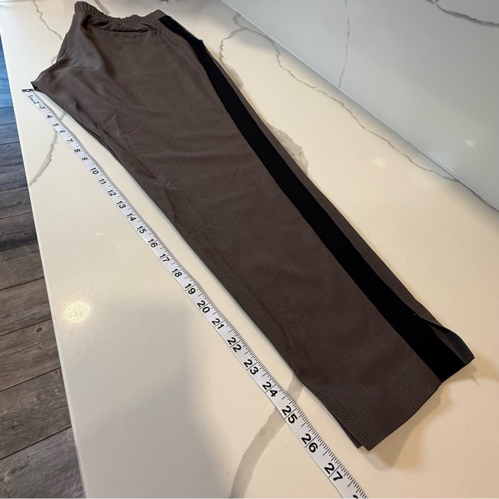 Athleta Women's Brooklyn Ankle
Pant , brown plaid /black Size 14 career - Picture 12 of 16